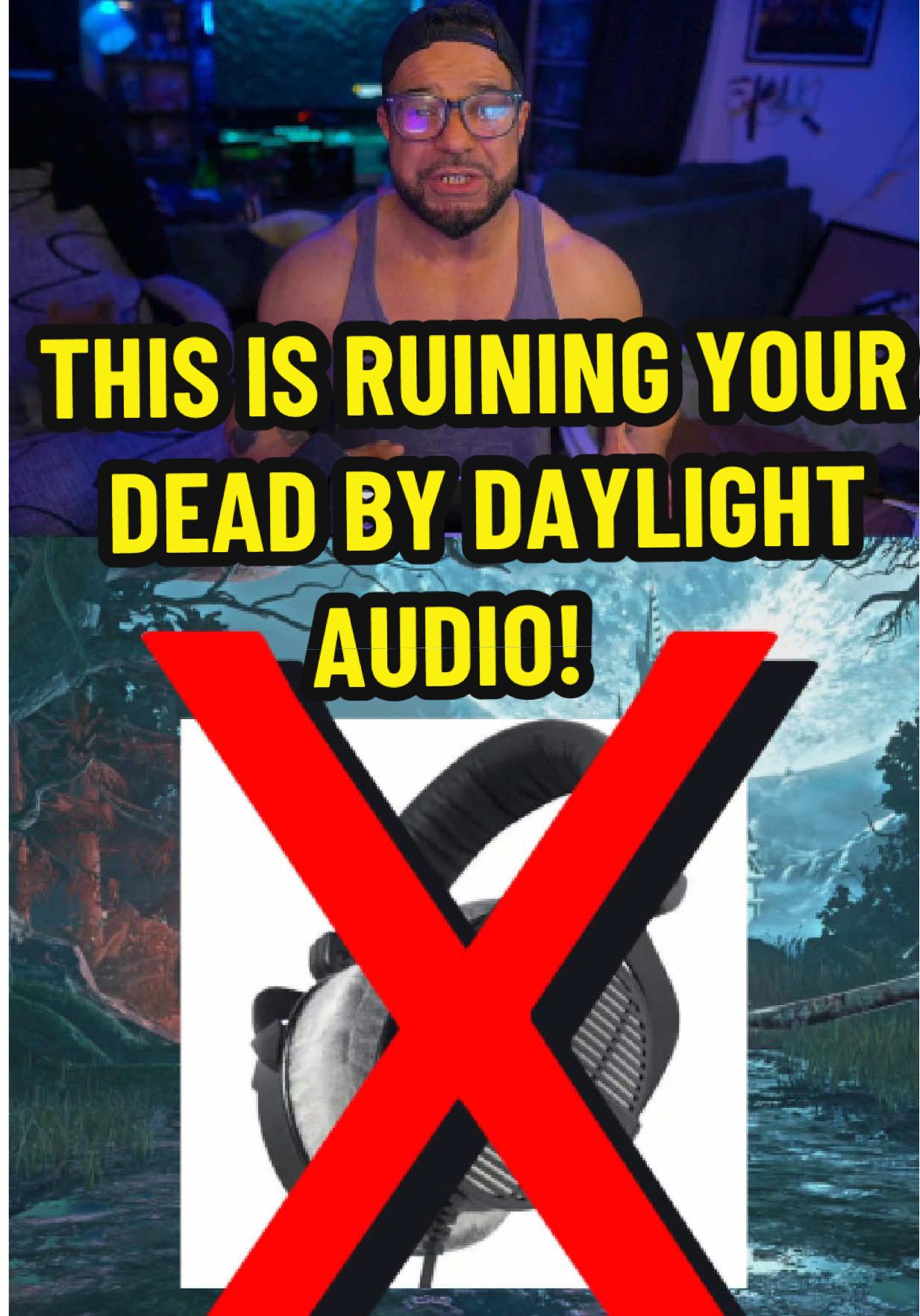 This one Dead By Daylight audio setting actually breaks your directional sound. Turning off the Headphones option makes tracking killers and survivors instantly easier. Let me know if it works for you. #dbd #dbdtiktok #dbdvideos #dbdclips #deadbydaylightfyp 