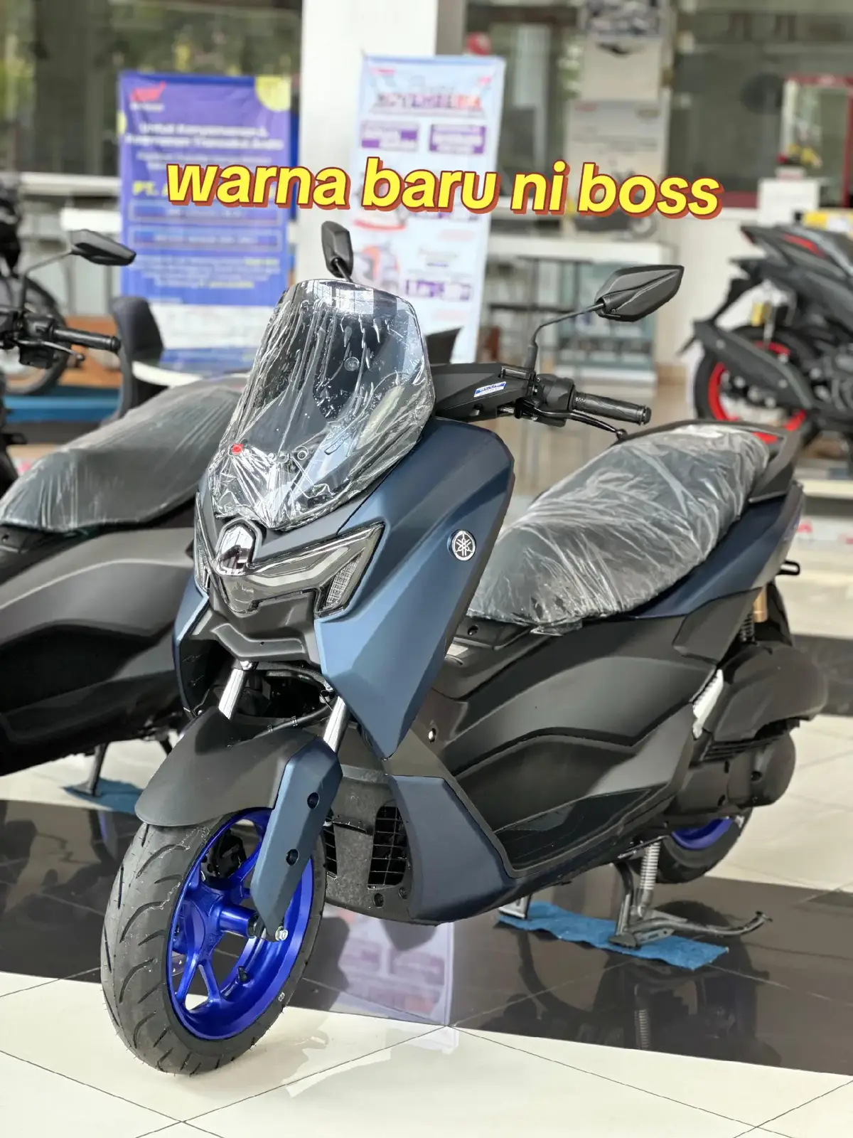 Yuhuuuu mana ni yg kemarin nanya2 Nmax matteblue nya udah ready apa belum ini ni dah ready pake bangetttt Nmax Neo Matteblue 💙 Info lanjut hubungi  Nurlia - 082171839098 #pekanbaru #nmaxneo #viral #fyp #warnabaru 