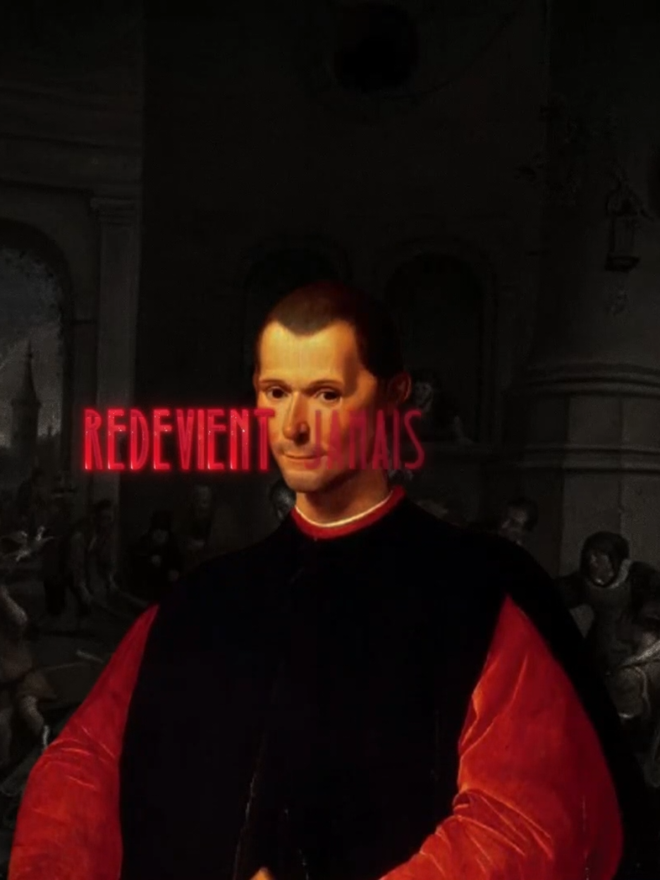 Ne pardonne jamais a un ami qui t'a trahi une fois , car il te trahira encore. #machiavel #leprince #psychologie #reflexion #fypfr 