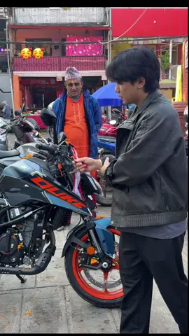 New member in the house🥰🥰 welcome home duku baby😍😍 #crazyasag #duke250 #bikepuja #duku 