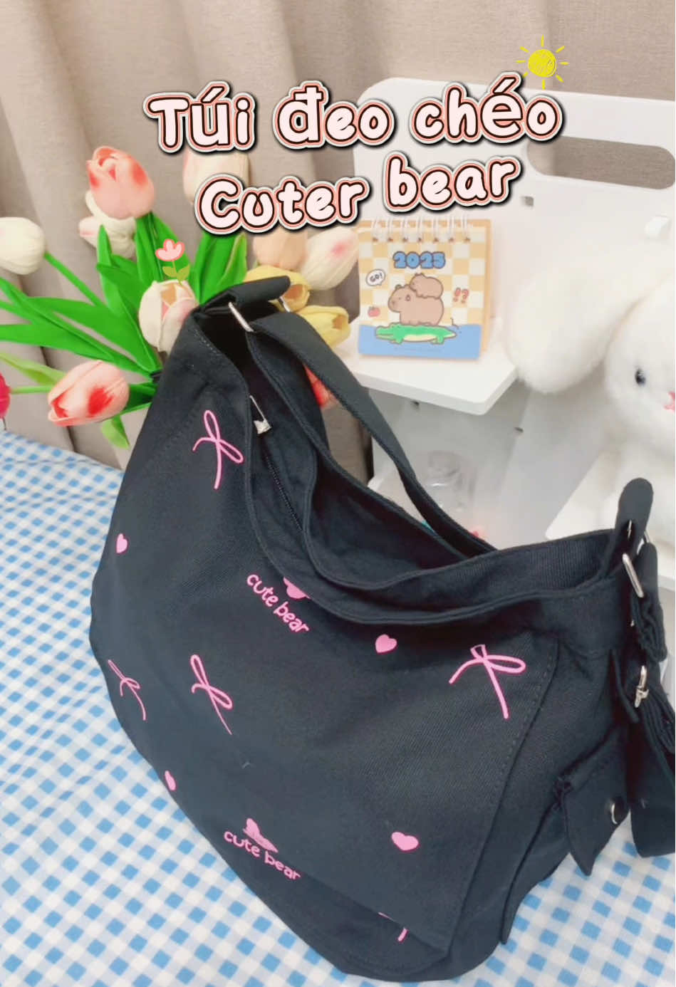 “Túi xinh — đeo vào là auto sang ✨👜”#thoitrang #phongcach #xuhuong #tuideocheo #tuideocheonamnu 