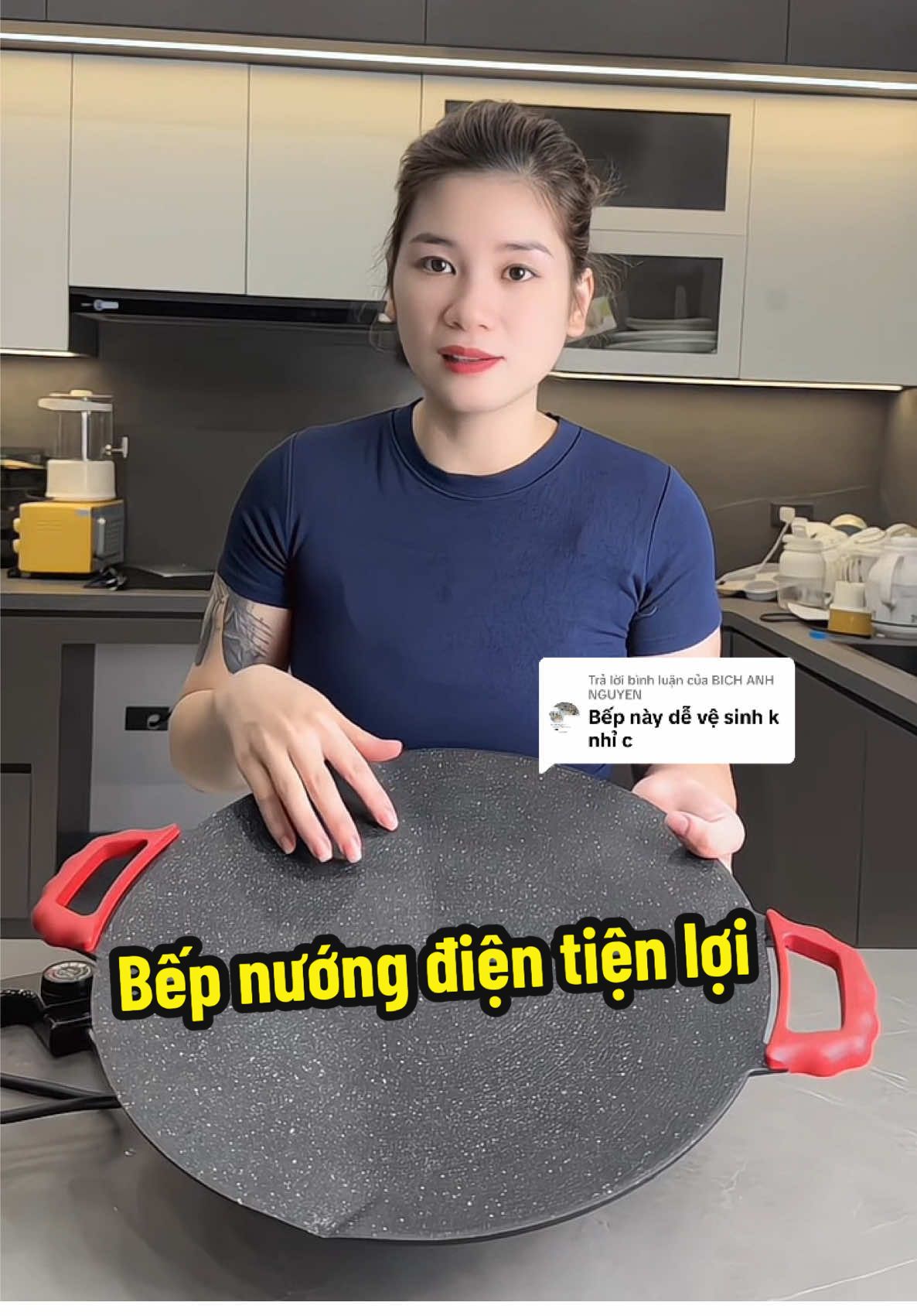Trả lời @BICH ANH NGUYEN  Bếp nướng điện không khói tiện lợi dễ vệ sinh #bepnuong #bepnuongdien #bepnuongdienkhongkhoi 