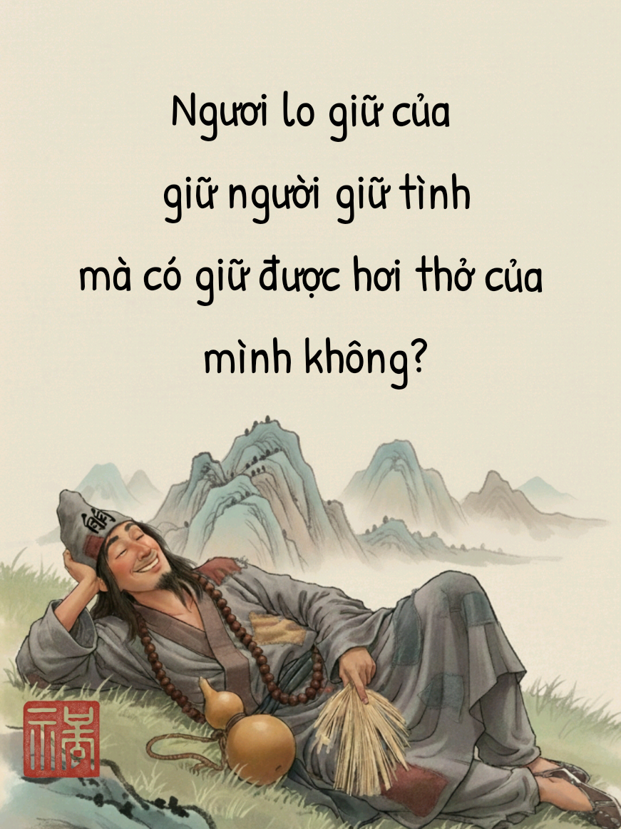 Ngươi lo giữ của, giữ người giữ tình, mà có giữ được hơi thở của mình không? #phatphapnhiemmau #tedientritue #tecong #phatphap #xuhuong 