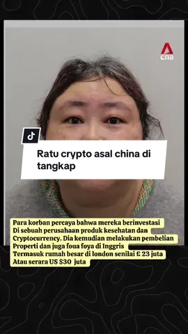 Ratu crypto asal china di tangkap karena terlibat kasus money laundry ia di tangkap di london #crypto #cryptocurrency #china #qianzhimin #viral 