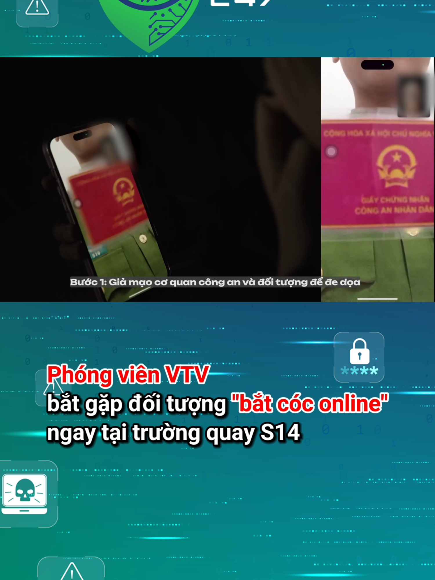 “Bắt cóc online” ngay tại trường quay VTV!! Một cuộc ghi hình tưởng chừng bình thường, nhưng bất ngờ trở thành cuộc chạm trán với kẻ “bắt cóc online”. —-------------------------------------- ⏰Chương trình “CẢNH GIÁC 247” phát sóng lúc 20:30 Thứ 7 hàng tuần trên VTV2! #CanhGiac247 #VPBank #VimotVietNamThinhvuong #SuperSinhLoi #SuperSinhloiPremier