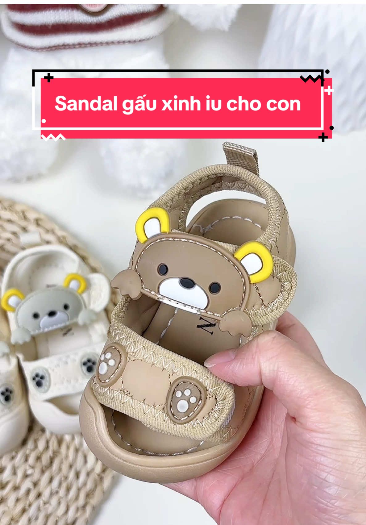Sandal Tập Đi Đế Mềm Chống Vấp#wowkids #xuhuong #sandalbetrai #sandaltreem #sandalbegai 