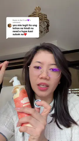 Replying to @Na fi Lah💜 NO NEED NA I HYPE, NO NEED NA DIN NG ENDORSER! FEEDBACKS NYO LANG SAPAT NA!🥹🙏🏻 #mydreamskinph #kojicniacinamidelotion 