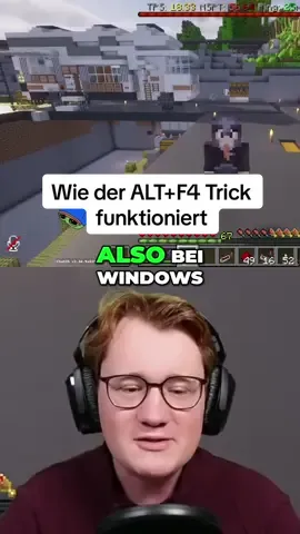 Wie der Alt+F4 Prank Funktioniert #thejocraft #rotpilz #Minecraft #prank #spaß 