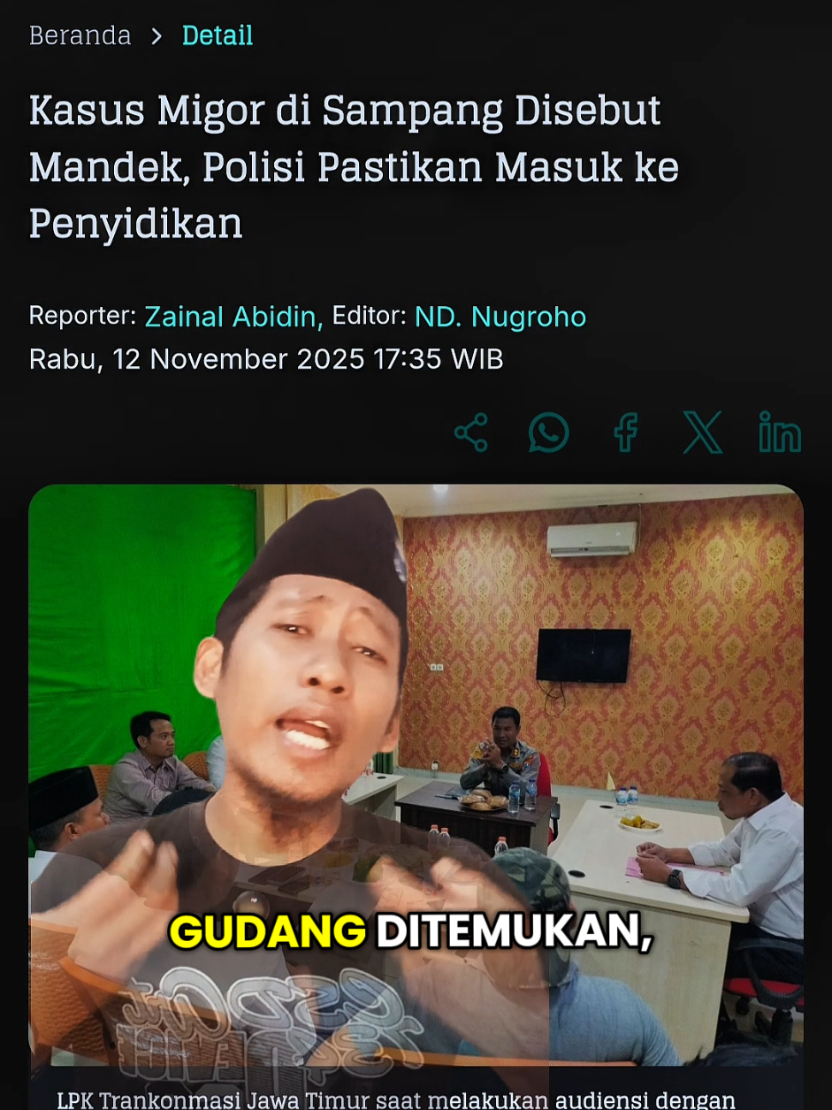 Kasus Minyak goreng di Sampang mandek❓️❓️❓️ #MigorOplosan #SampangBergerak #HukumTanpaDiskon #KeadilanUntukKonsumen #PolresSampangDiawasi @tukangviraljamaludin @humaspolressampang @humaspolri @bersama_polri 
