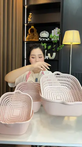 Bộ rổ 6 món kèm chậu nhựa Việt Nhật #setrokemchau #giadungtienich 