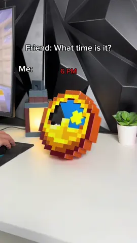 Only Minecraft players will understand its meaning 🥹💚 I’m in love with my Minecraft clock #Minecraft #minecrafters #minecraftnostalgia #nostalgic #clock Minecraft clock