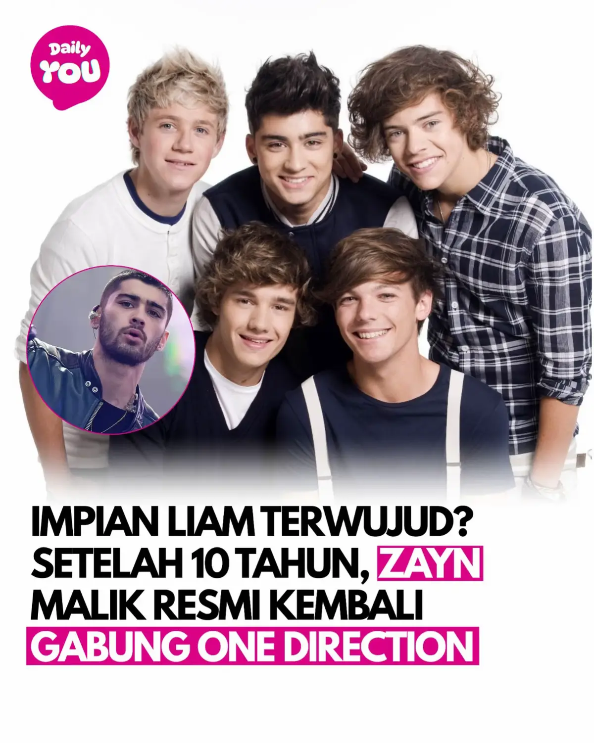 Dilansir dari The Sun & Daily Mail, Zayn Malik akhirnya resmi kembali dalam jajaran direktur One Direction setelah 10 tahun meninggalkan grup tersebut. Dokumen terbaru Companies House mengungkap bahwa Zayn kini tercatat sebagai “Active Director” di perusahaan resmi band, PPM Music Limited bergabung lagi dengan Harry Styles, Louis Tomlinson, dan Niall Horan. Kembalinya Zayn muncul setelah kabar duka tentang meninggalnya Liam Payne, sosok yang dikenal sebagai pendukung terbesar reuni 1D. Sumber musik berkata kepada The Sun, “Ini momen besar dan menyedihkan Liam adalah yang paling menginginkan reuni ini.” Walaupun belum ada konfirmasi soal rilisan musik baru atau rencana konser, langkah Zayn ini dianggap sebagai sinyal kuat bahwa One Direction perlahan membuka jalan menuju kebersamaan lagi. Apakah ini awal dari kembalinya One Direction? Impian Liam terwujud? 🖤✨ . . #DailyUpdates #DailyYou #OneDirection #ZaynMalik #HarryStyles    