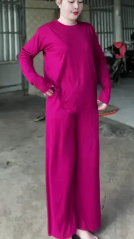 Set Bộ ủ Kem Lụa Suông Thun Lạnh Áo Vạt Bầu Có Túi Bigsize 45-85Kg #setbonu #setbodep #setboxinh #boukem #xuhuong 