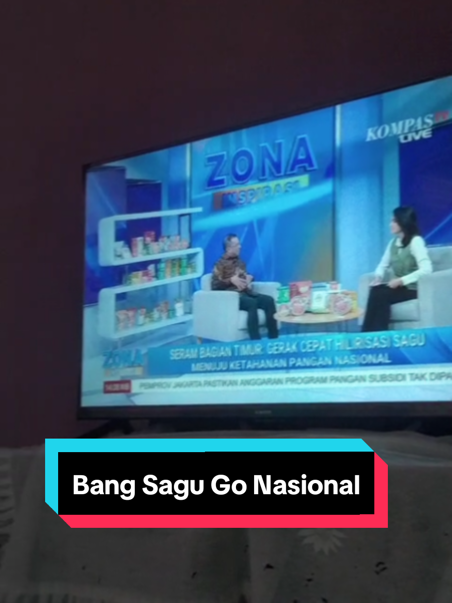 Antusias masyarakat Seram Bagian Timur nonton live Bang Sagu di KompasTV. #PSN #HILIRISASI #SAGU 