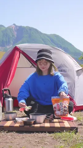 夢の詰まった特大たこ焼き🐙 失敗しにくいローストビーフ丼🐮 #camping #露営 #キャンプ飯 #outdoor #簡単レシピ #캠프 