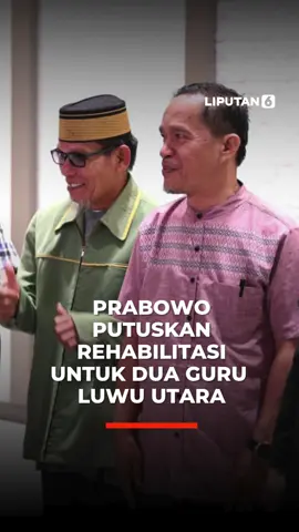Presiden Prabowo resmi memulihkan nama baik dua guru Luwu Utara, Abdul Muis dan Rasnal, setelah aspirasi masyarakat mengalir meminta keadilan. Surat rehabilitasi ditandatangani setibanya Presiden di Tanah Air, setelah melakukan kunjungan ke Australia. Peristiwa ini menandai tuntasnya proses yang sebelumnya dibawa hingga DPRD dan DPR RI. Dengan keputusan ini, hak dan martabat keduanya dipulihkan penuh. Pemerintah menegaskan langkah tersebut sebagai bentuk penghargaan terhadap para guru dan komitmen untuk menghadirkan penyelesaian yang adil bagi semua pihak. #verticalvid #liputan6dotcom #lip6driz #kasusguru #prabowo