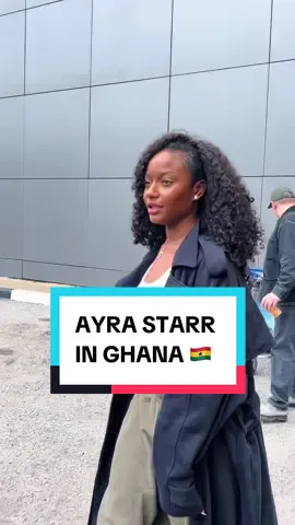 Nigerian singer @ayrastarr arrives in Ghana ahead of @tidalravefestival tomorrow at La Palm Royal Beach