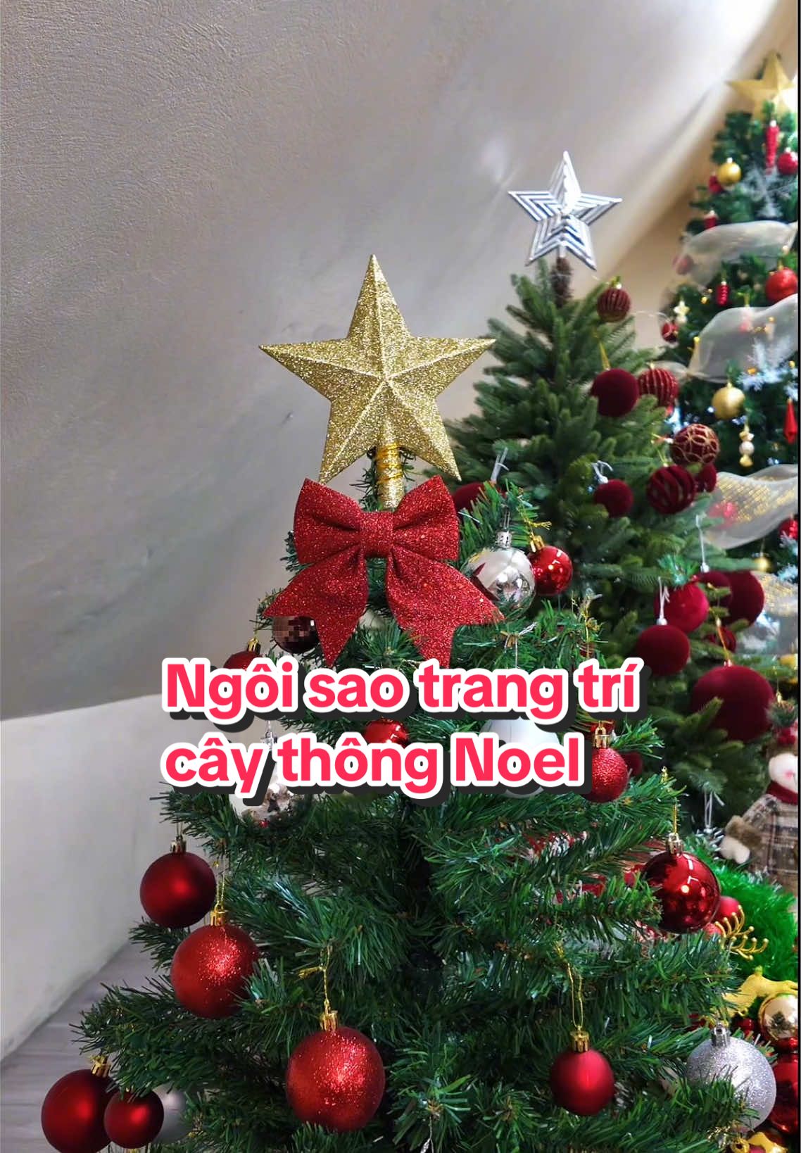 Ngôi sao trang trí cây thông Noel #merrychristmas #dotrangtri #noel 