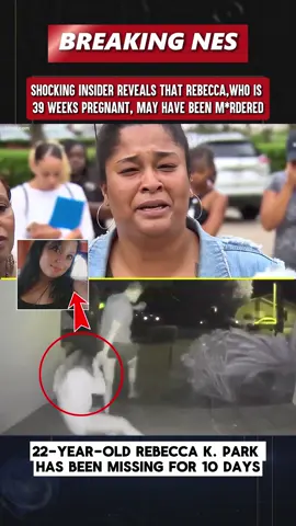 Shocking insider reveals that Rebecca, who has been missing for nearly 10 days, is 39 weeks pregnant, and 22 years old. She may have been m*rdered#greenscreen #breakingnews #news #iuan2971zajpb27917 #update #missing #fpy 