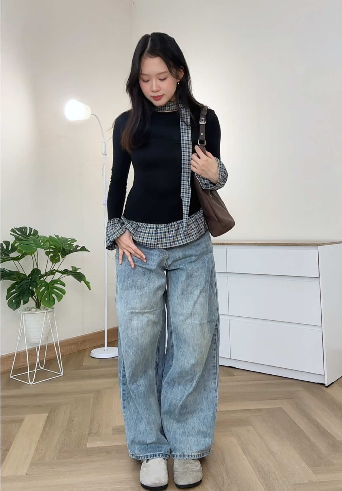 penemuan baju gemes lagiii 👀🖤🤏🏻 #racunoutfit #outfitideas #outfitinspo 