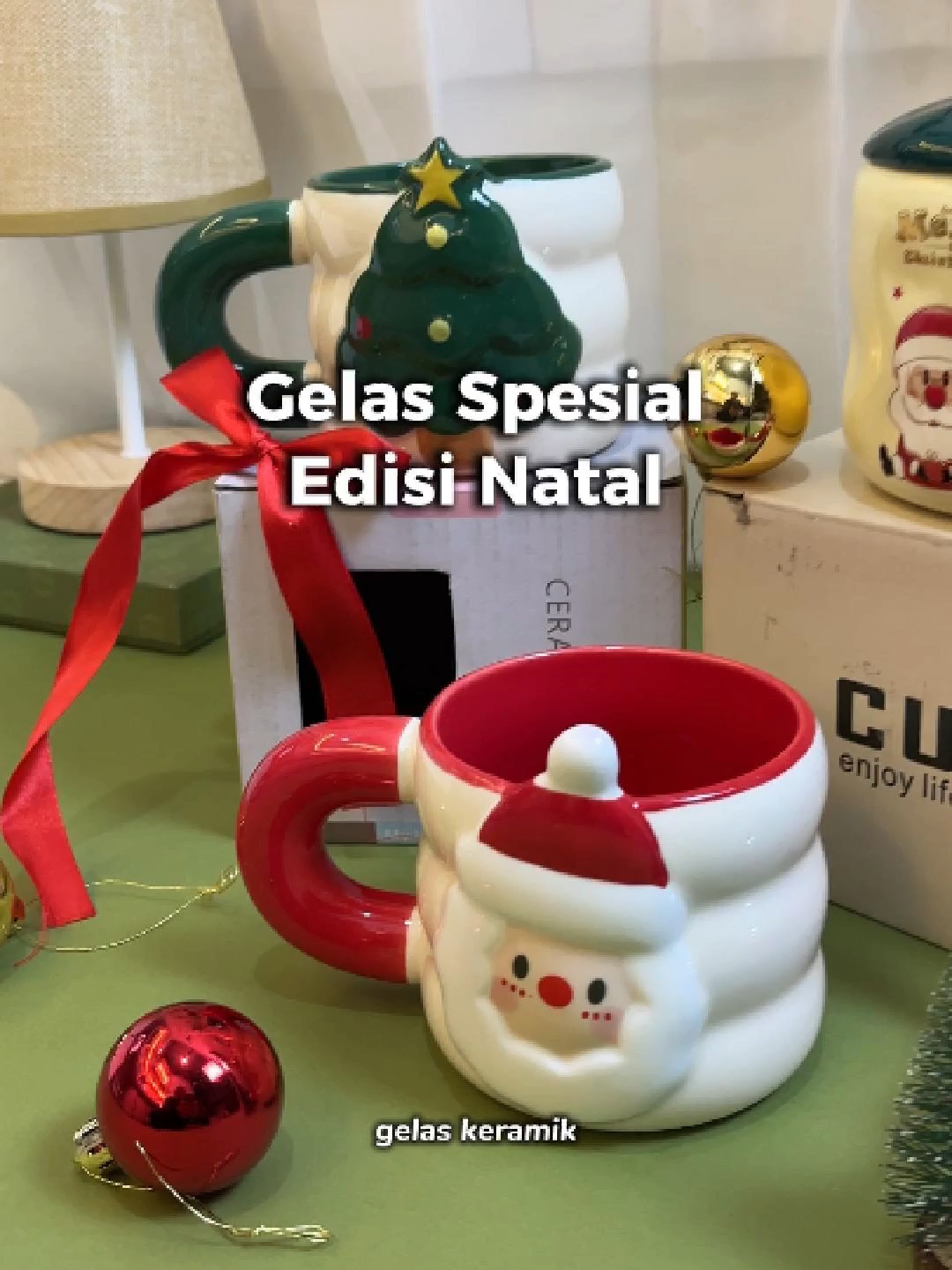 gelas spesial edisi natal🎅🏻 cocok buat diberikan ke orang terdekatmu, karena desain yang segemas itu😍🎁 #gelas#natal#gelasnatal#mug#mugnatal#keramik#gelaskeramik#gelaskeramikset#muglucu#mugcute#gelaskeramikpenghangat#gelaslucu#gelasnatal#gelasgelaskaca#gelaskacaestetik#gelaskaca#gelaskopi#fyp#gelaskacaestetik#gelaskacamurah #gelaskopiaesthetic