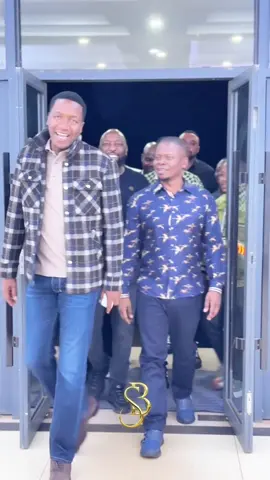 When mantles meet, dimensions shift. A father and son carrying one light in different vessels. Prophet Shepherd Bushiri with his spiritual father, Prophet Uebert Angel  #bushiri #prophetuebertangel #uebertangel 