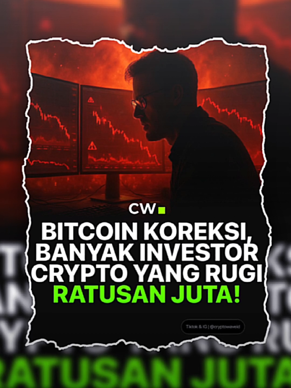 🚨BREAKINGNEWS‼️  Harga Bitcoin kembali turun hingga menyentuh area $96,000. Terpantau banyak sekali trader crypto yang mengalami kerugian. #cryptowave #investor #cryptocurrency #triv #fyp 
