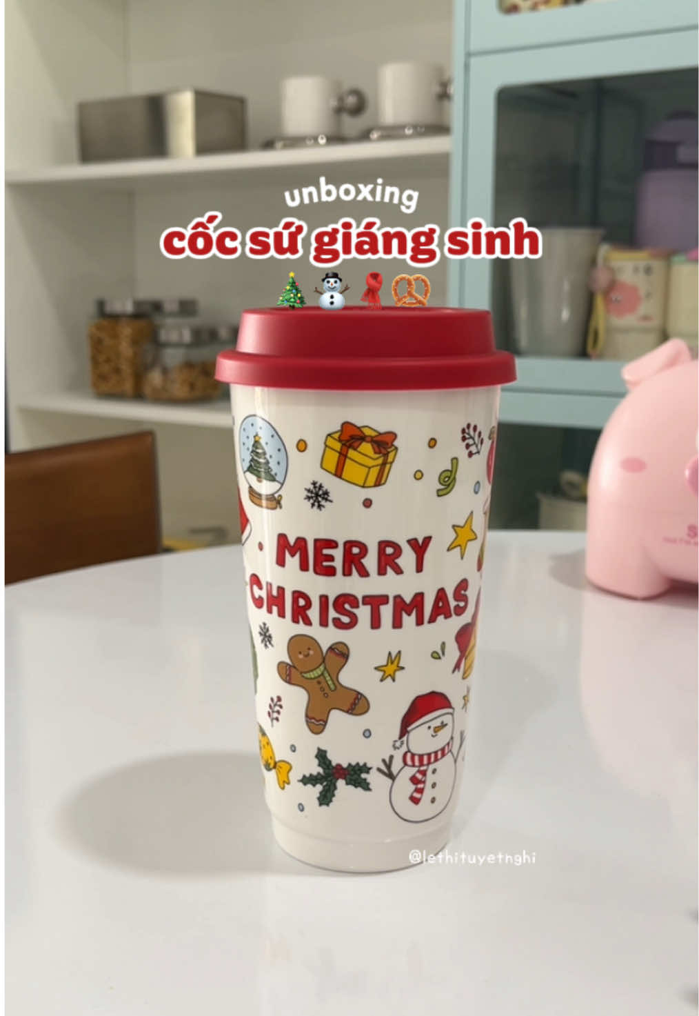cốc xinh iu quá à 🎅🧣🎁#noel #quatangnguoiyeu #decor #unboxing#muataitiktok  