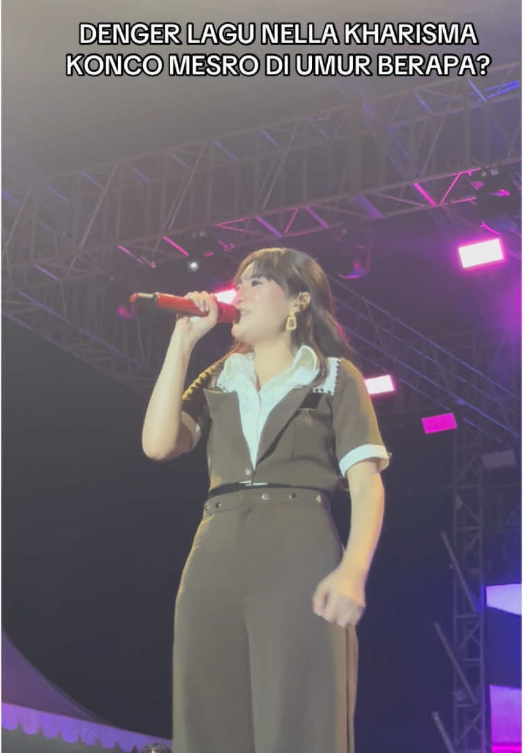 Denger lagu Nella Kharisma Konco Mesro di umur berap ?😅 #banyumas #banyumas24jam #rawalobanyumas #konsergratis #pestarakyat #nellakharisma #fyp #yourpage 