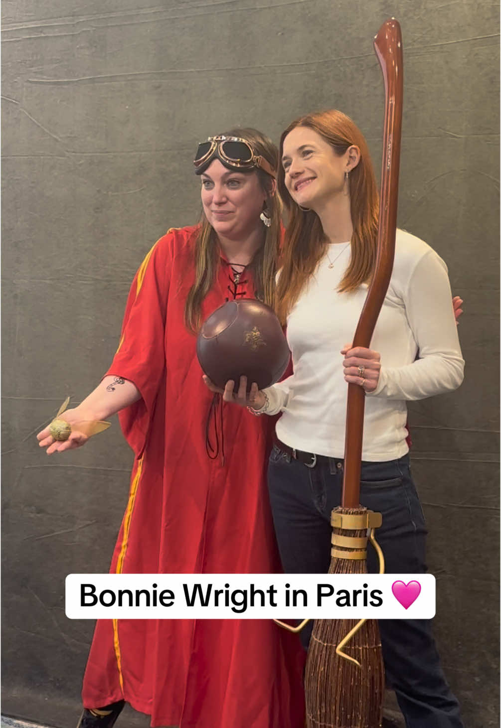 Bonnie Wright en convention à Paris #harrypotter #bonniewright #ginnyweasley #ginnyweasleyedit #harrypottertok 