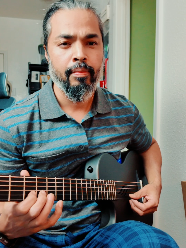 Isn't it something? Playing Enya on Enya Nova Go. Built-in effects, can't get enough of it. #enyanovago #guitar #tiktokshopcybermonday #tiktokshopblackfriday #bfcm 