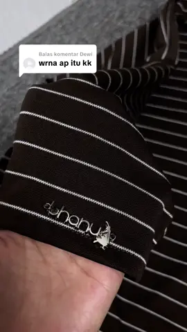 Membalas @Dewi Gakis Abaya Knit Salur warna Hazelnut #gamiskekinian #abayastyle 