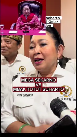 .MBAK TUTUT Suharto VS MEGA SEKARNO .mana yang lebih berwibawa cara bera adaptasinya..  PRO dan kontra. pendapat mbak tutut putri SUHARTO. biasa2 saja, jangan terlalu Extrim. #pahlwan #news #indonesia #politik 