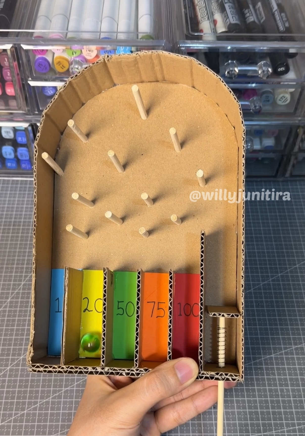 Okeh markicob  #SerunyaBelajar #willycobain #STEMTok #LearnOnTikTok DIY #masukberanda toys papercraft SuperHacks tutorial hariguru haripahlawan fyp prank hariayah cardboard SerunyaBareng birthday pinball machine game doityourself popsicle  tiktokdiy