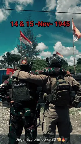 Dirgahayu Brimob x Marinir #brimob#marinir#fyp 