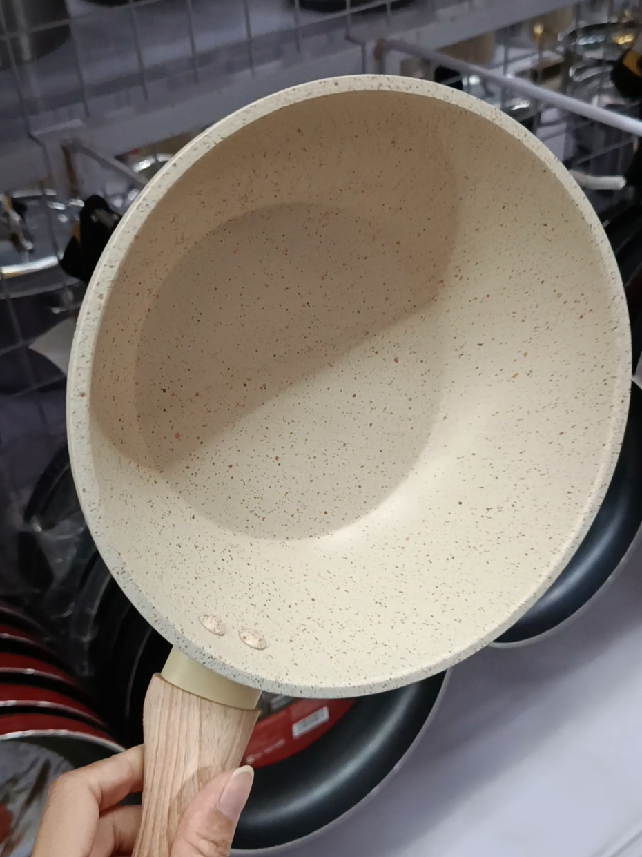 Chảo chống dính bếp từ vân đá#viral #viraltiktok #chaochongdinh #chaovanda 