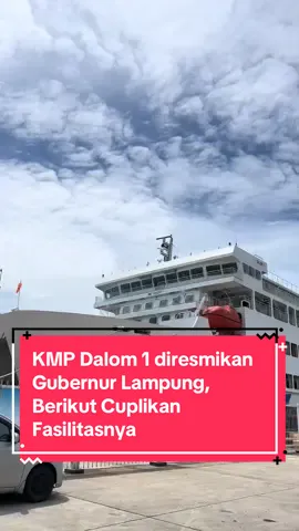 Gubernur Lampung, Rahmat Mirzani Djausal meresmikan kapal Motor Penumpang (KMP) Dalom 1. Siap berlayar bersama masyarakat Lampung dengan pelayanan Bakauheni-Merak #lampung #bakauheni #merak #kapaldalom1 #gubernur 