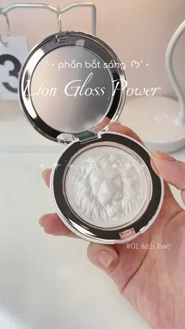 Phấn bắt sang Highlight Lion Gloss Power 🦁✨ #unboxing #unbox #viral #review #fyp 