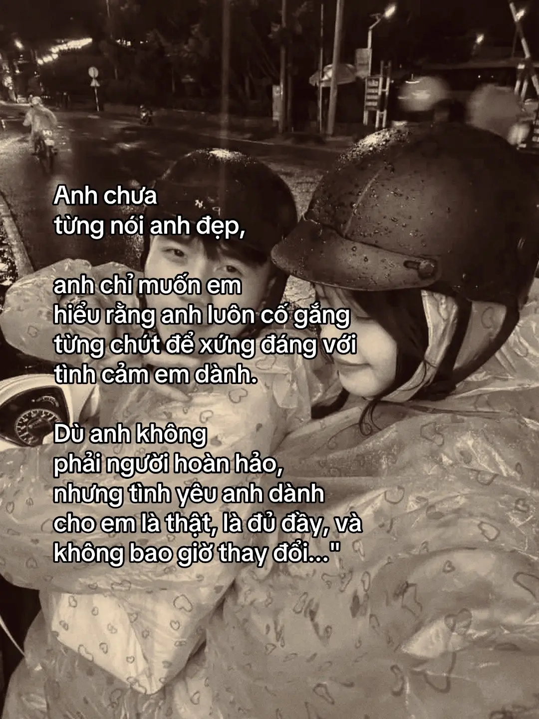 Anh chỉ cố làm tốt những gì có thể.....