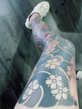 80% 🙂‍↔️🥵 sakura full sleeve #kuchingsarawak #tattoos #fyp 