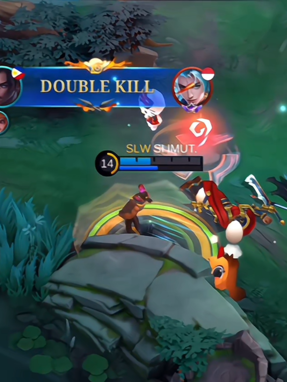 semakin terang cahayanya semakin gelap pula bayangannya😹 #veepzyslwly #teamslwly #WinWithMLBB #MLBB 