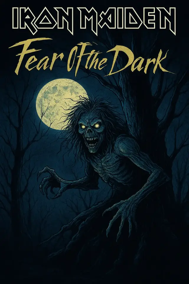 #IronMaiden #FearOfTheDark #EddieLives #MetalArt #NotebookDesign