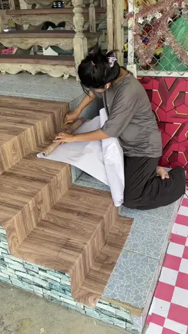 สติ๊กเกอร์สำหรับรีโนเวทบ้าน #เทรนด์วันนี้ #วอลล์เปเปอร์ #กาวในตัว #ของดีบอกต่อ #งบน้อย 