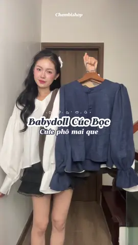 Babydoll cute phô mai que 🥰 #chambishop #viral #xuhuong #hottrend #fypシ 
