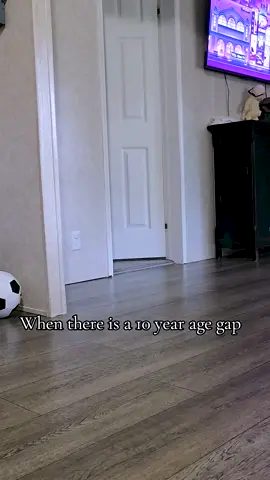 He loves his sissy #agegap #brother #sister 