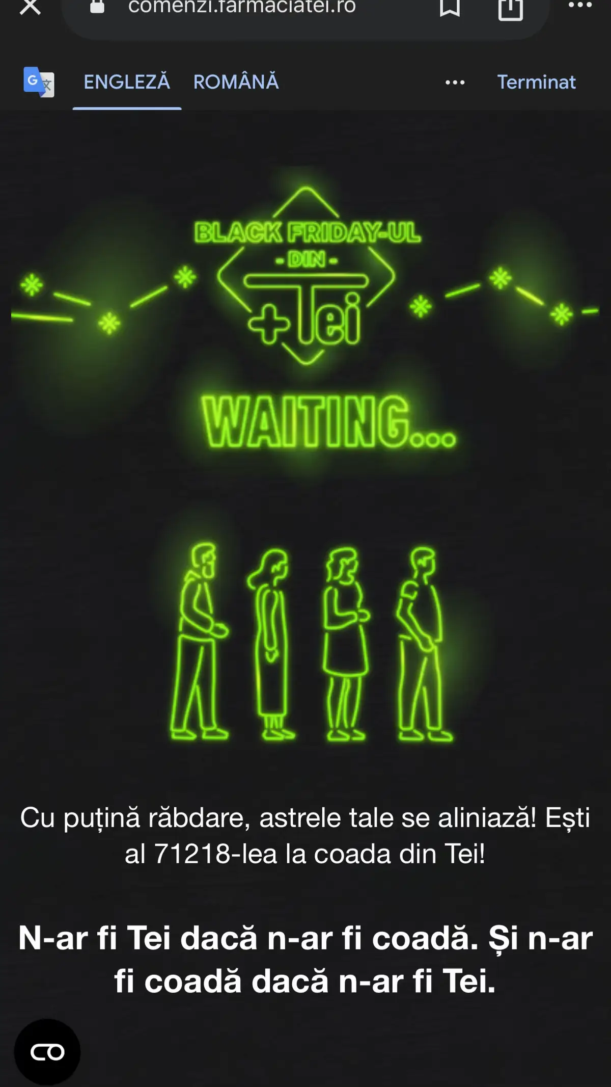 @Farmacia Tei ce ne faci? 😭😭😭 #blackfriday #farmaciatei #bebetei 