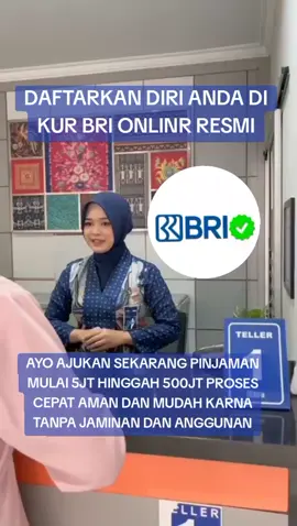 KUR BRI ONLINE RESMI 2025 #ModalUsaha #pinjaman #pinjamanonline #BRIOnline #KURBRI #fyp #pikirduakali #foryoupage 