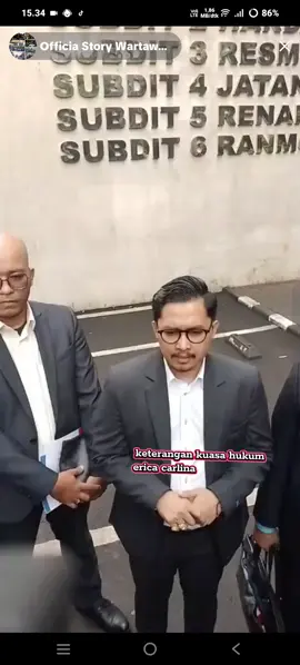 keterangan dari kuasa hukum erica carlina #pasukan🐼andreas #pandagank 