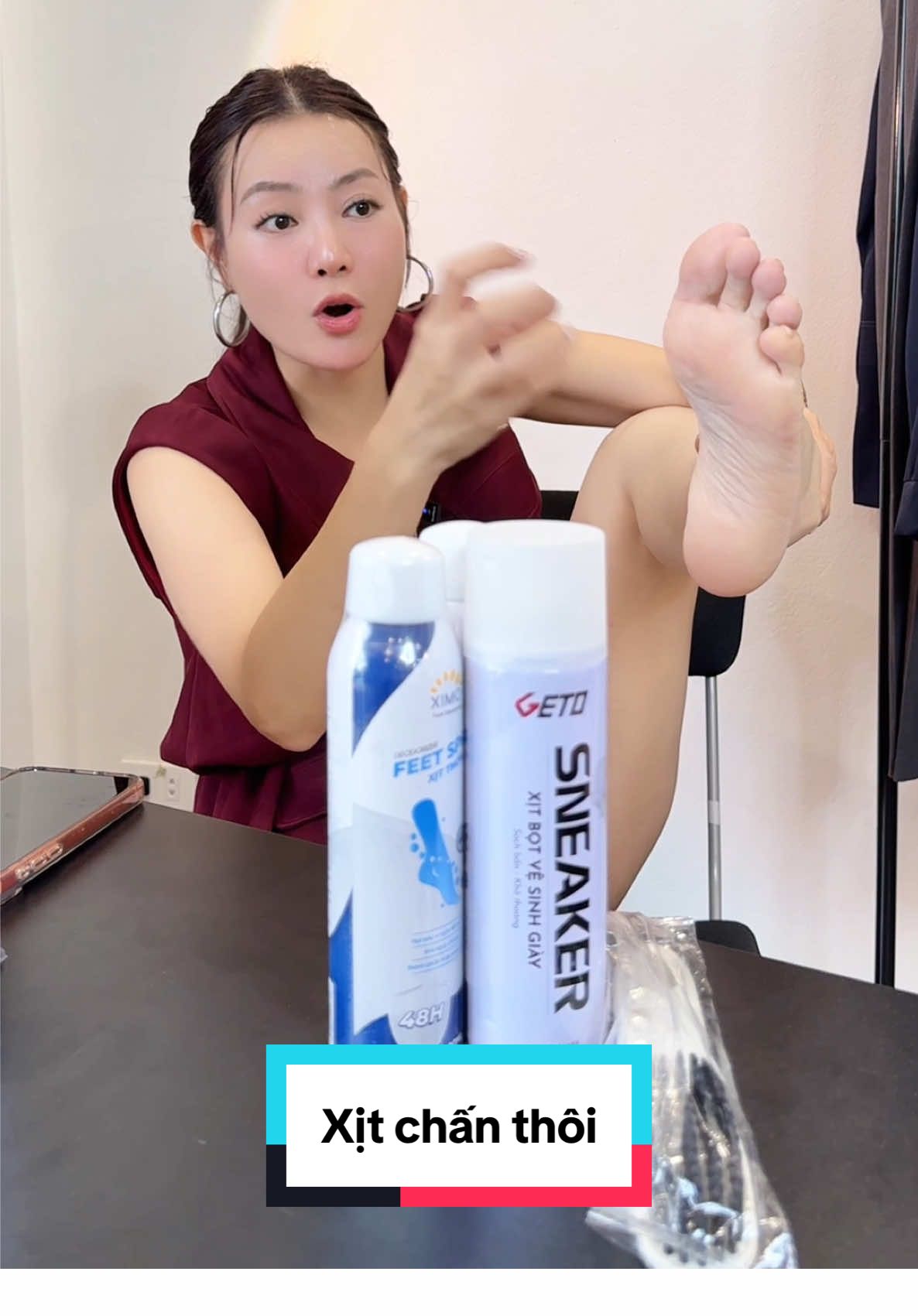 Xịt chấn thôi #xuhuong #tikhub #xitthom #xitthomchan #xitthomchanximo 