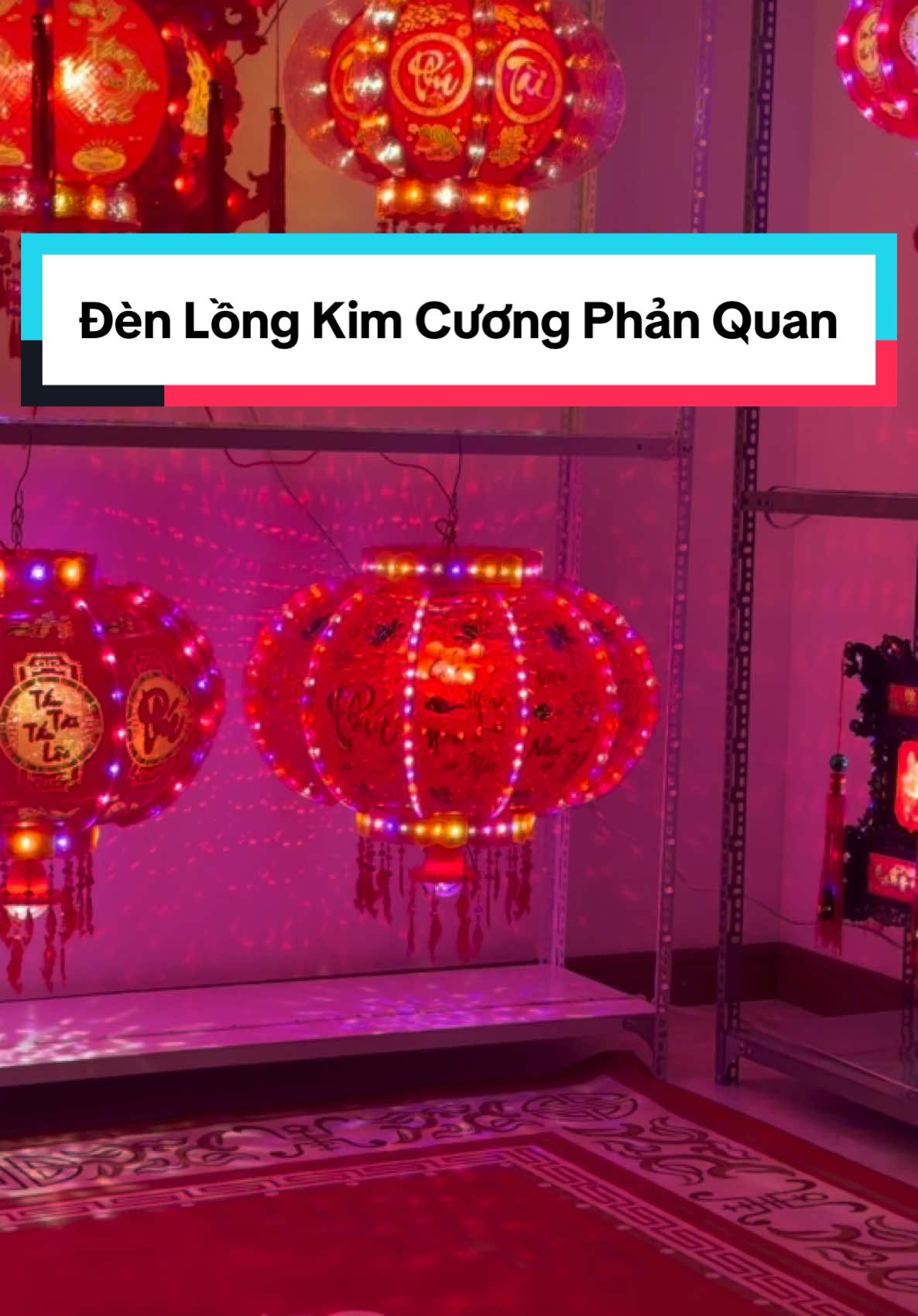 Đèn Lồng Kim Cương Cao Cấp 2026 #denlong #trangtritet #denlongtrangtritet #xuhuong 